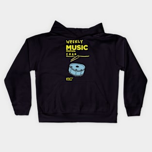 Weekly Music and drum Kids Hoodie